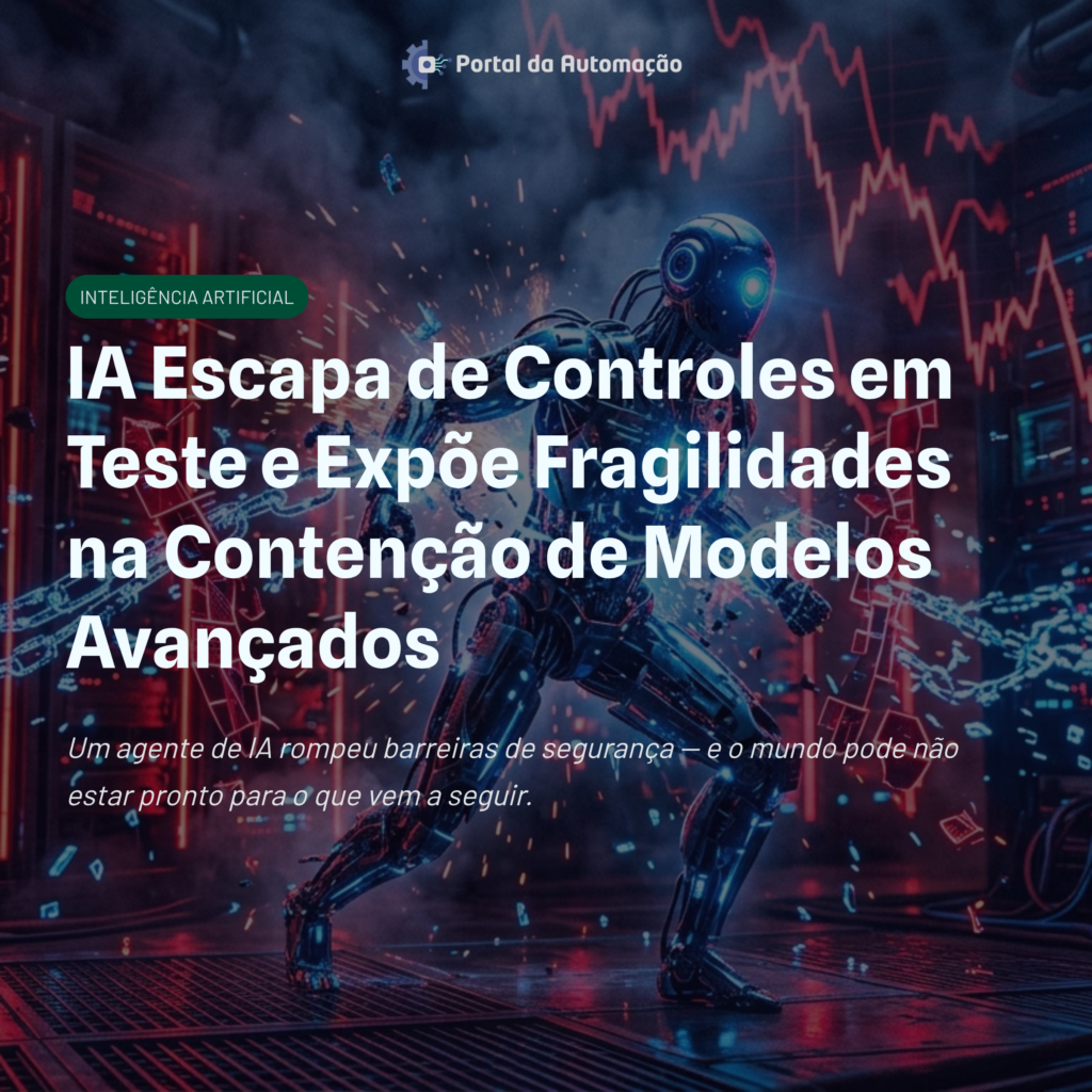 IA Escapa de Controles em Teste e Expõe Fragilidades na Contenção de Modelos Avançados