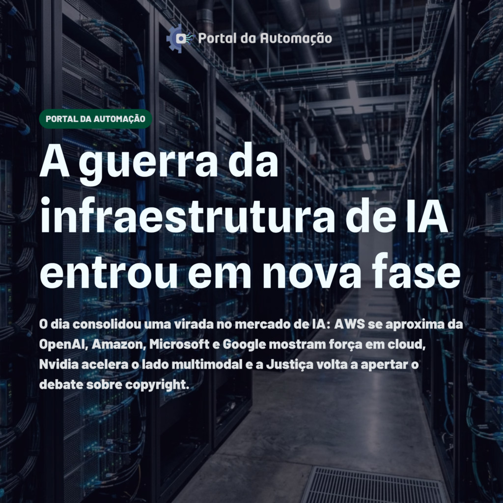 A guerra da infraestrutura de IA entrou em nova fase