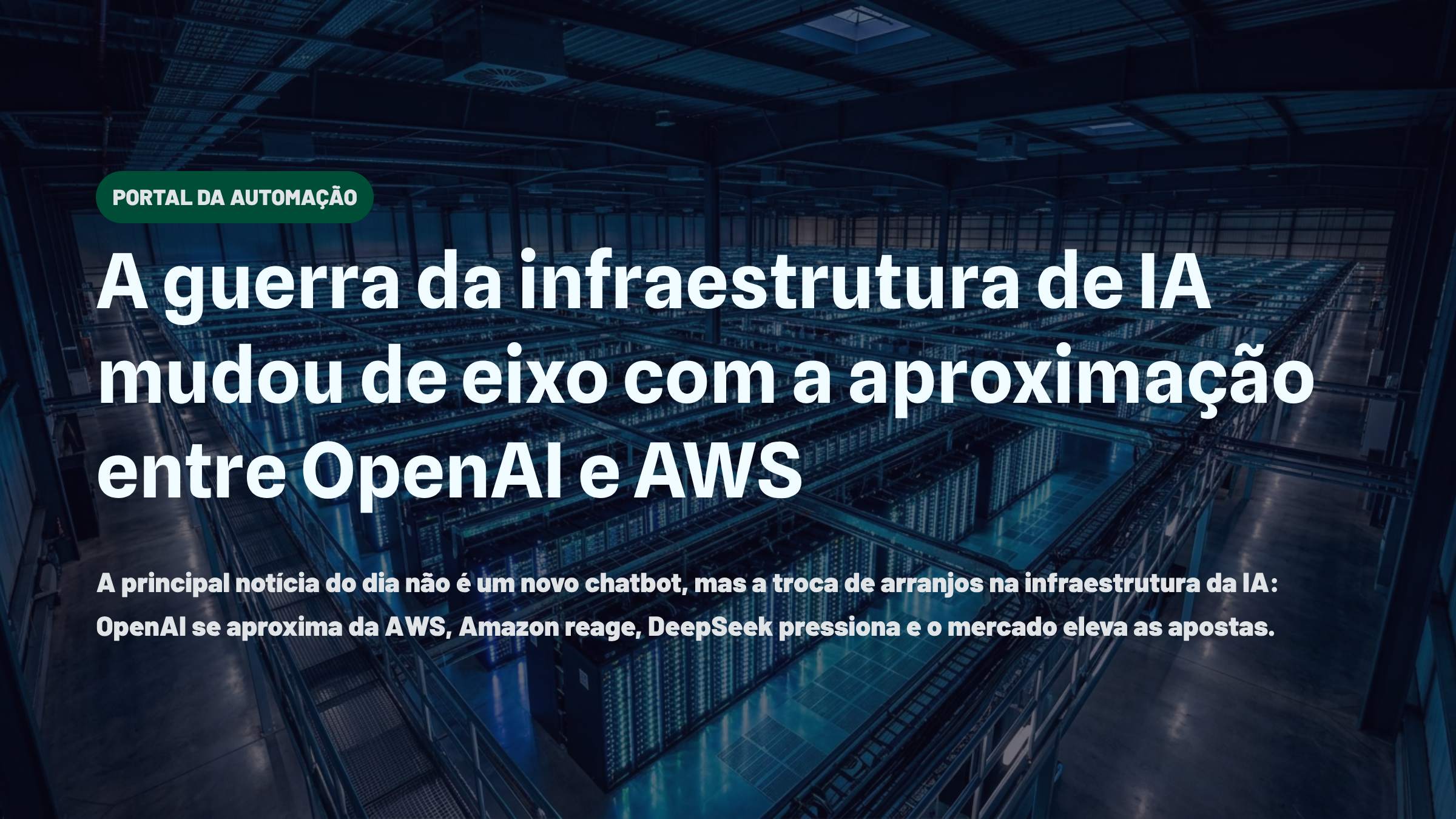 Mudanças na Infraestrutura de IA: Aproximações que Redefinem o Jogo