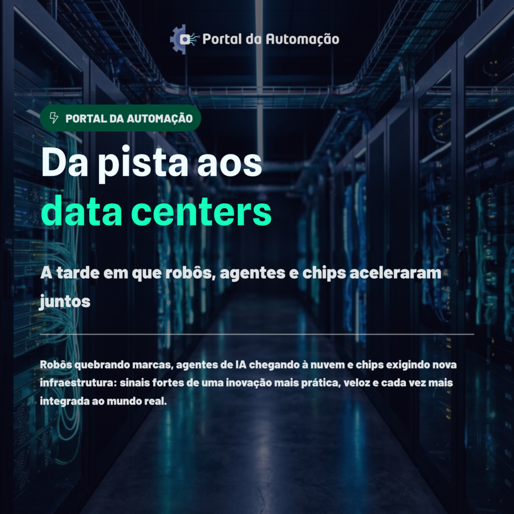 Da pista aos data centers: a tarde em que robôs, agentes e chips aceleraram juntos