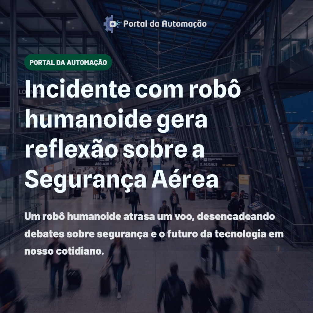 Incidente com robô humanoide gera reflexão sobre a Segurança Aérea