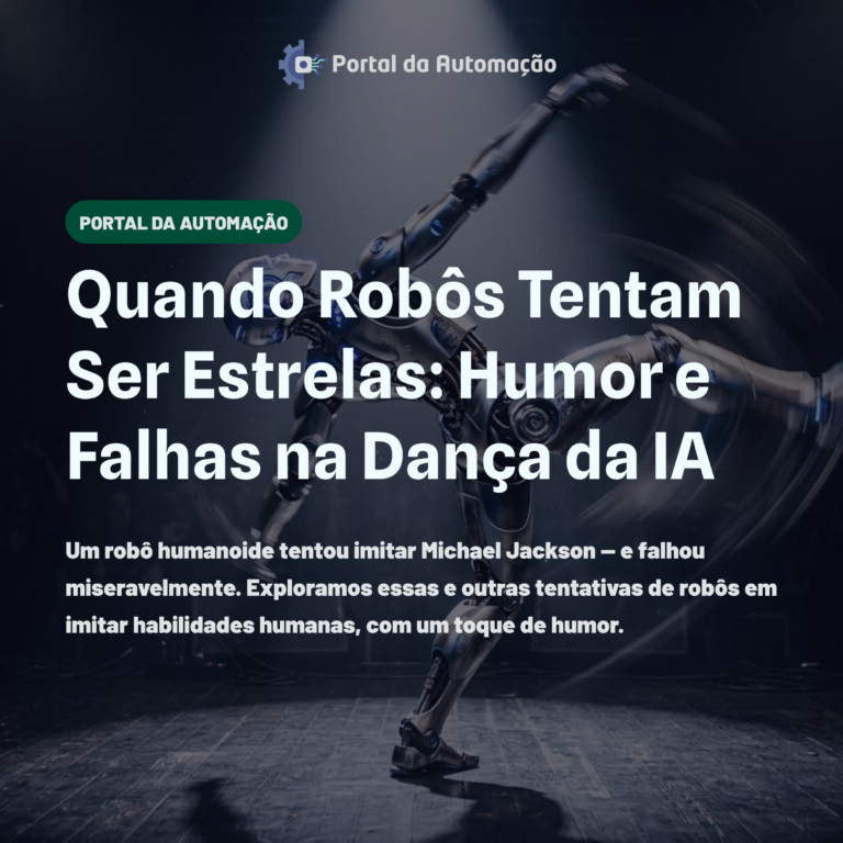 Robô tentando dançar como Michael Jackson