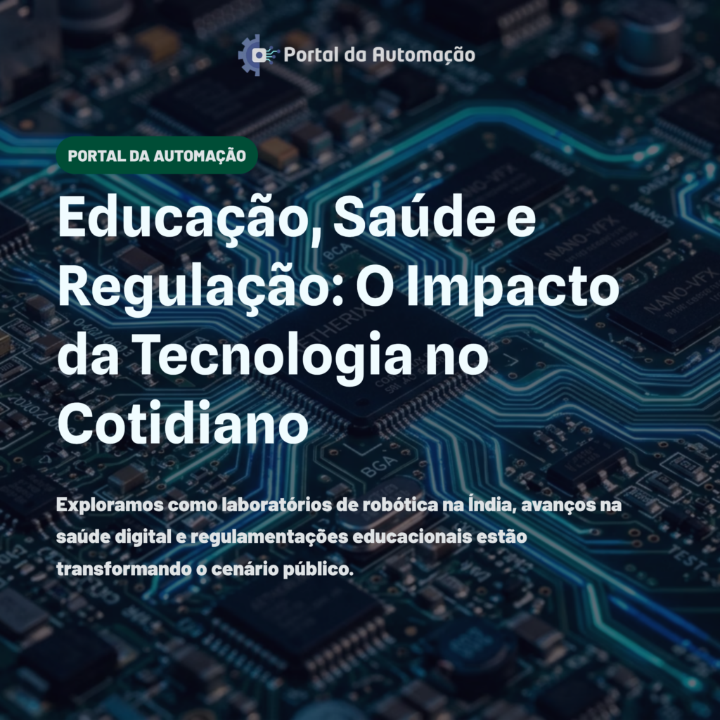 Educação, Saúde e Regulação: O Impacto da Tecnologia no Cotidiano