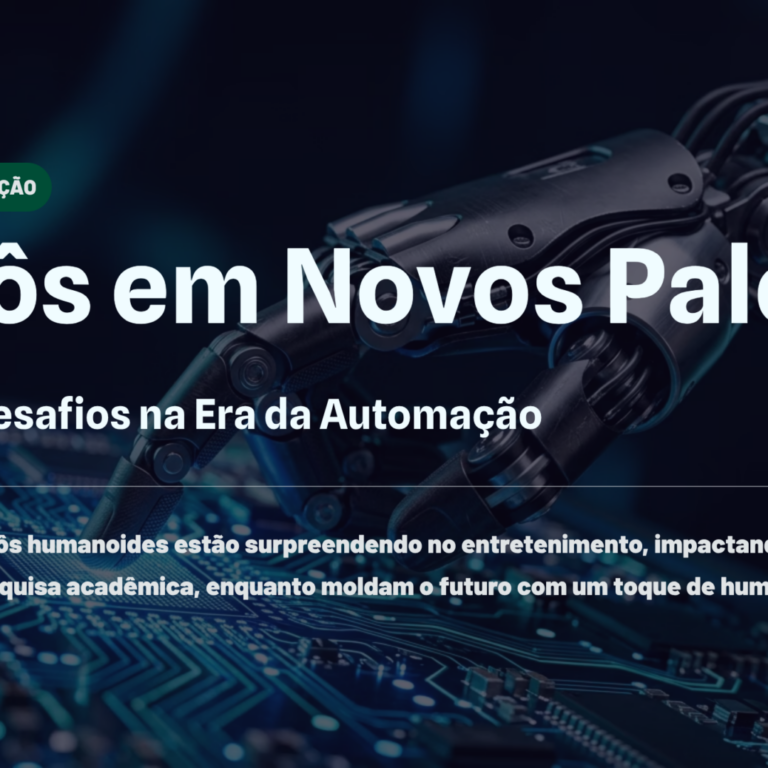 Robô humanoide surpreende na TV e na educação