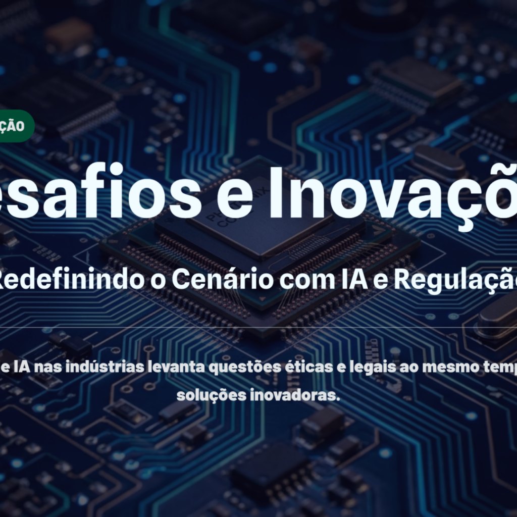 Desafios e Inovações: Redefinindo o Cenário com IA e Regulação
