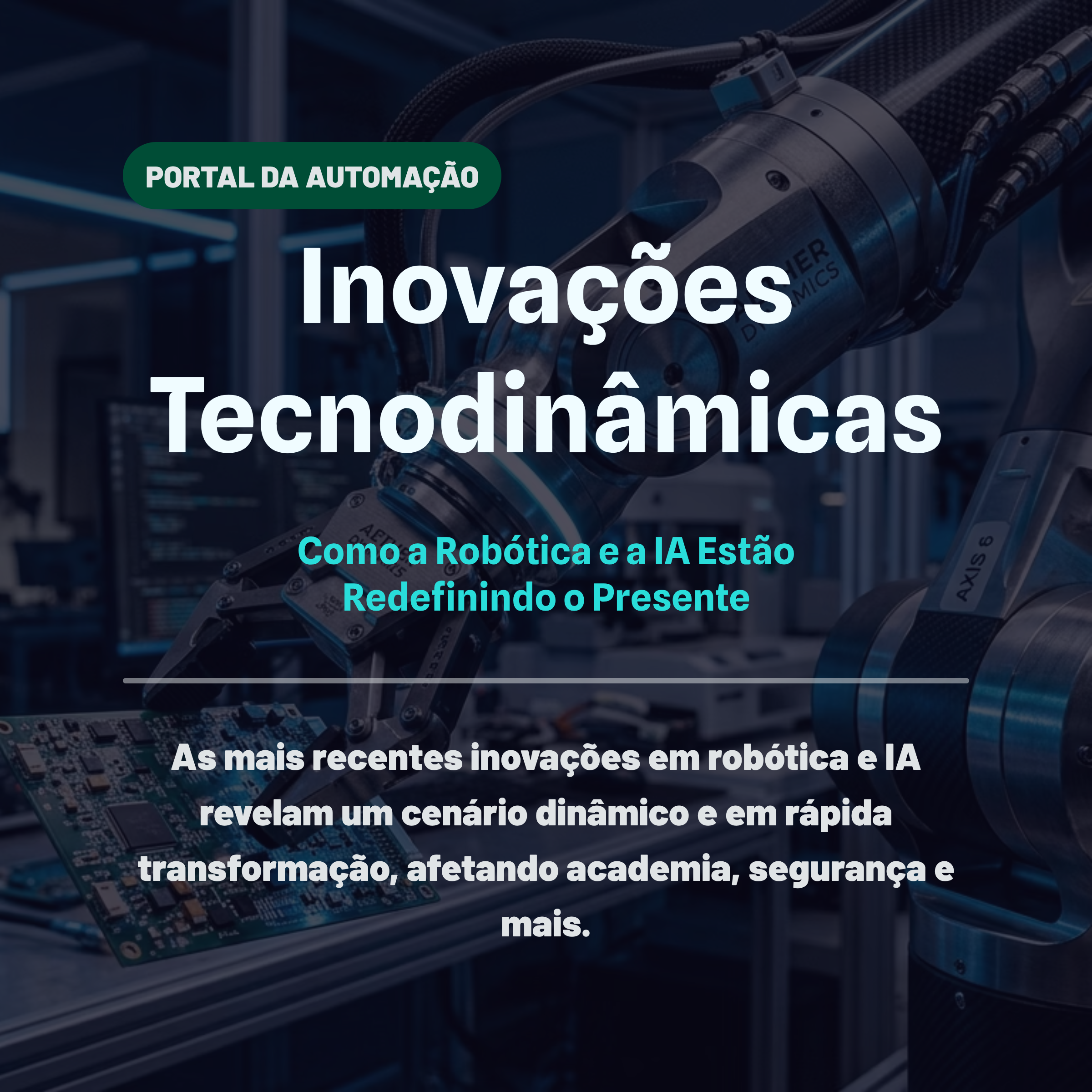 Inovações Tecnodinâmicas: Como a Robótica e a IA Estão Redefinindo o Presente