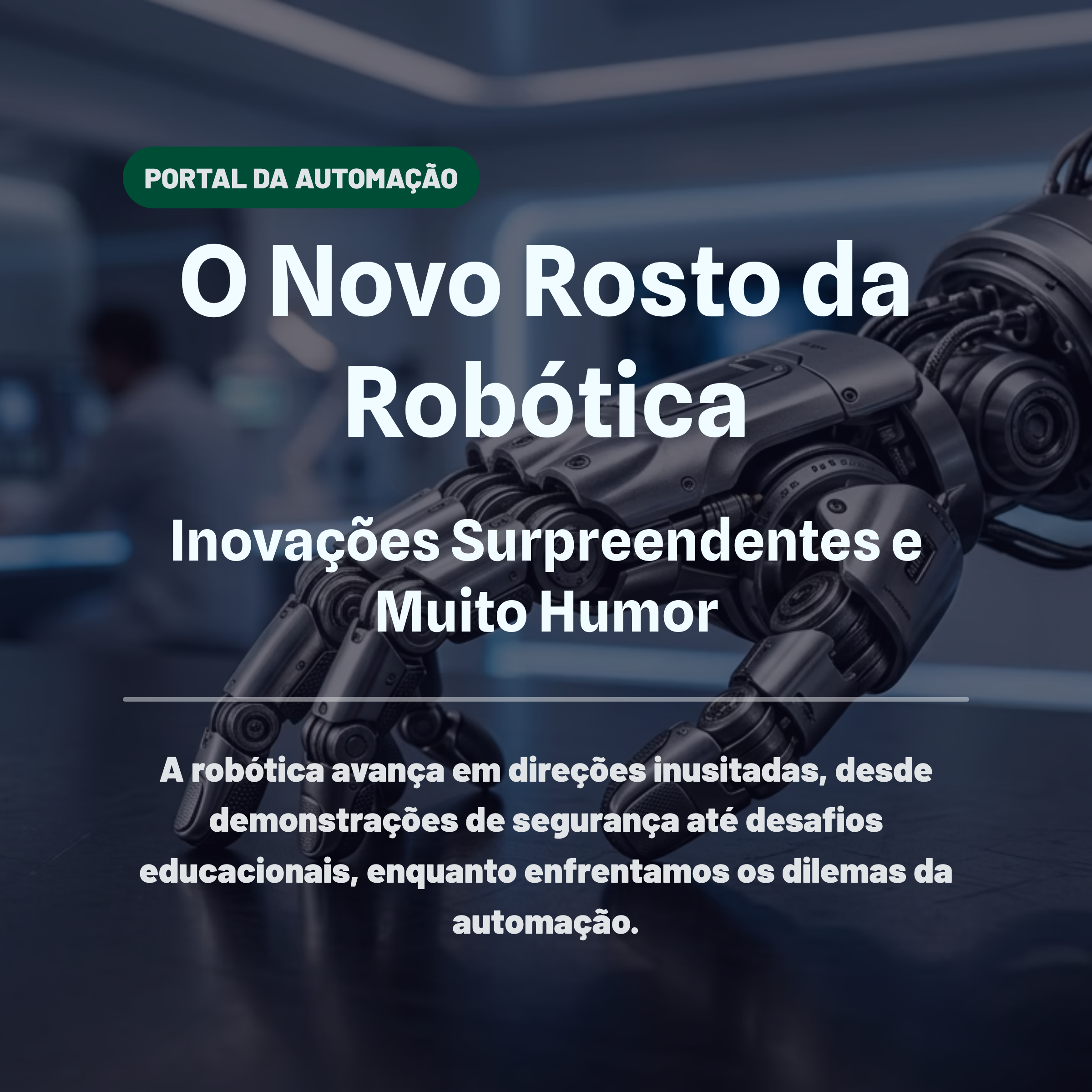 O Novo Rosto da Robótica: Inovações Surpreendentes e Muito Humor