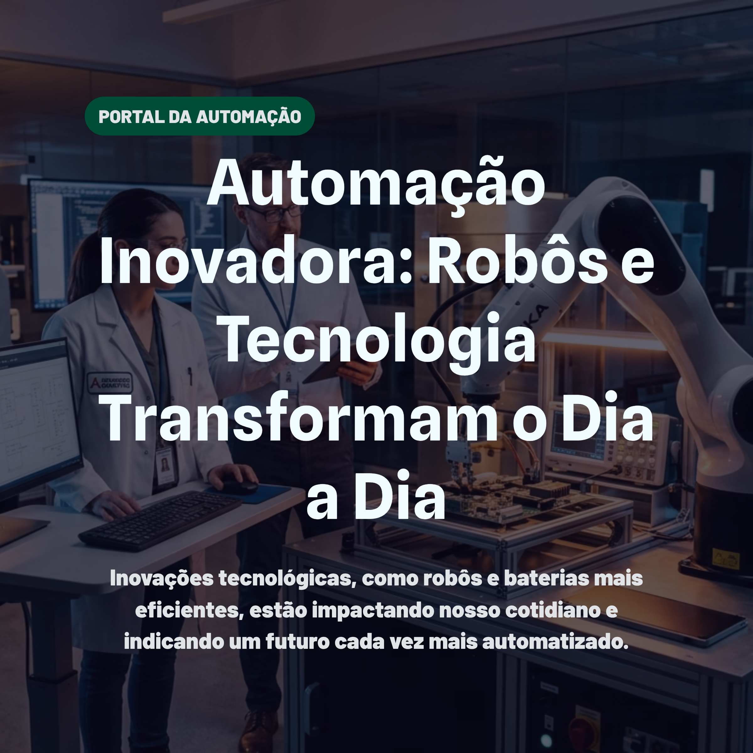 Automação Inovadora: Robôs e Tecnologia Transformam o Dia a Dia