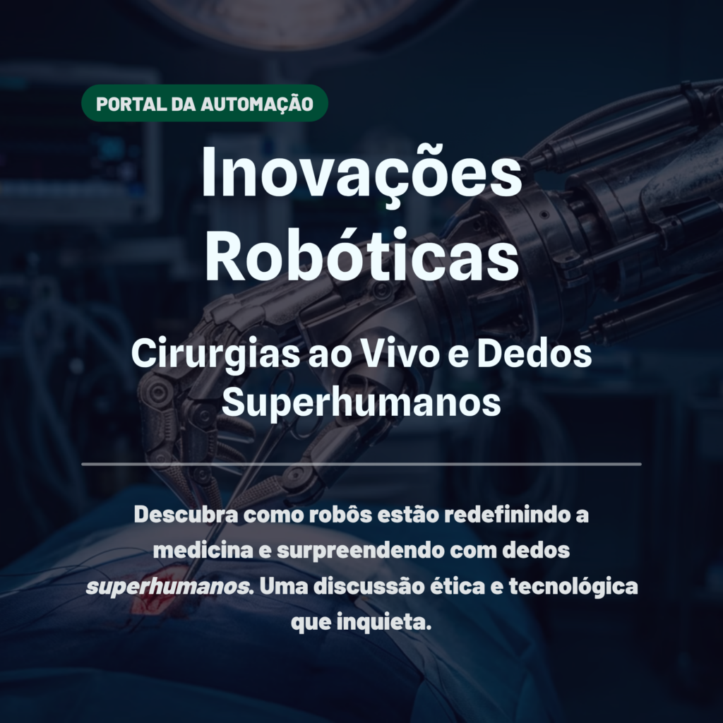 Inovações Robóticas: Cirurgias ao Vivo e Dedos Superhumanos