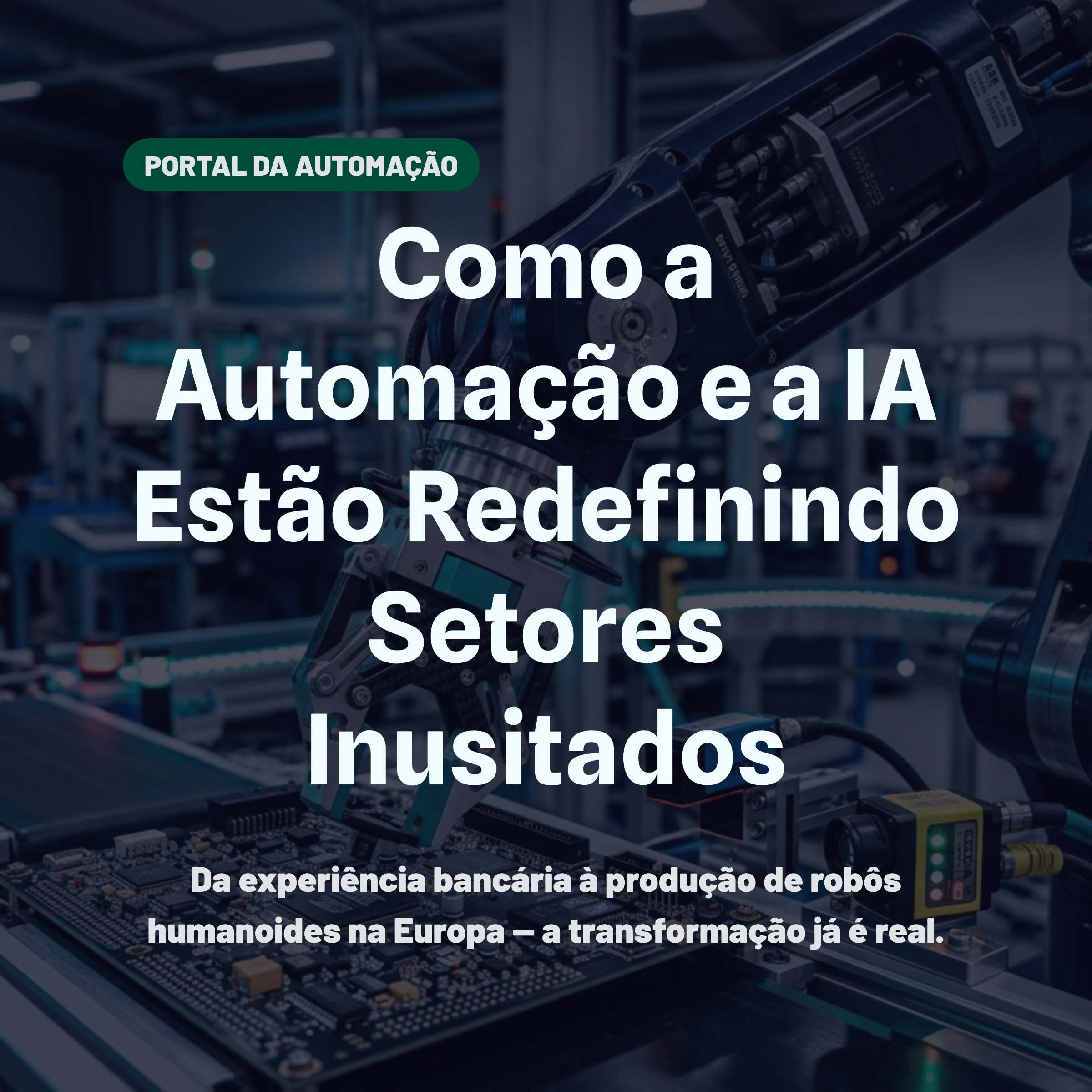 Como a Automação e a IA Estão Redefinindo Setores Inusitados
