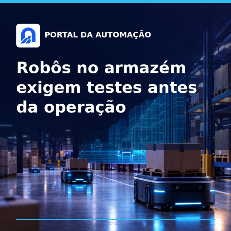 Robôs no armazém exigem testes antes da operação